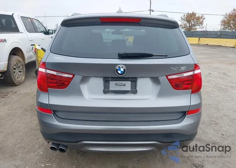 2017 BMW X3 xDrive28I from USA, damaged, VIN 5UXWX9C34H0W74095